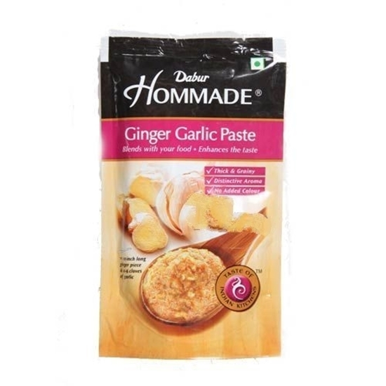 Dabur Hommade Ginger Garlic Paste 100 Gm Pouch