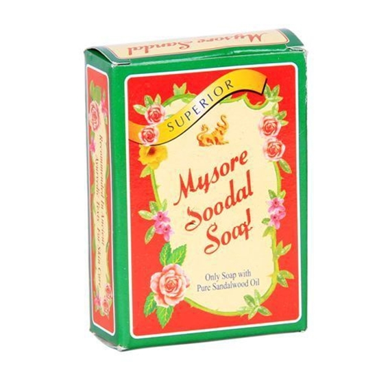 Picture of Mysore Sandal Soap With Pure Sandalwood Oil 75 Gm Carton
