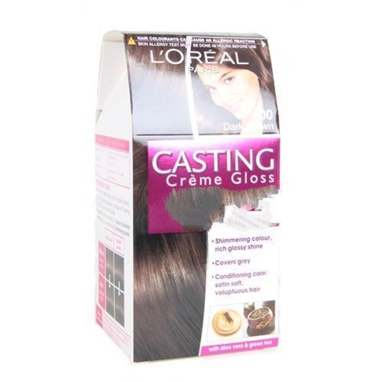 Picture of Loreal Paris Casting Creme Gloss Conditioning Hair Colour 400 Dark Brown 160 Ml