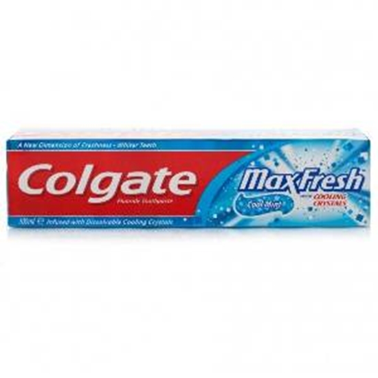 Picture of Colgate Max Fresh Blue Gel Toothpaste Peppermint Ice 150 Gm Tube