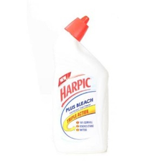Picture of HARPIC PLUS BLEACH DISINFECTANT TOILET CLEANER 500 ML BOTTLE