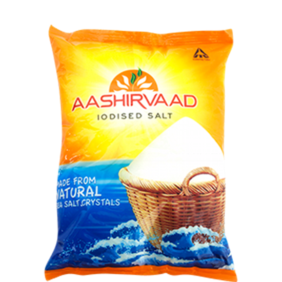 Picture of Aashirvaad Salt Iodised 1 Kg Pouch