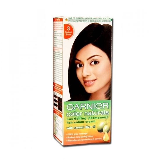 Garnier Color Naturals - Regular Shade 3, Natural Dark Brown, 100 ml