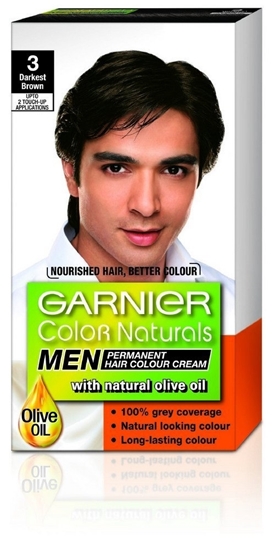 Garnier Color Naturals Men Shade 3 Darkest Brown, 60ml