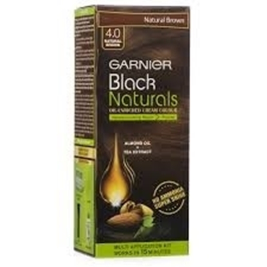 Garnier Black Naturals Kit Shade 4.0 Natural Brown