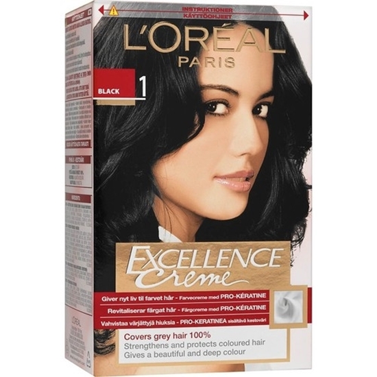 L'Oreal Hair Colour Excellence Black Shade 1