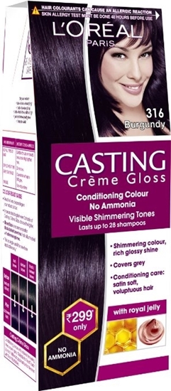  L'Oreal Casting Crème Gloss Small Pack Burgundy Shade 316