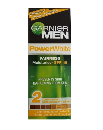 Garnier Men  Power White Fairness Moisturiser SPF 15, 50gm