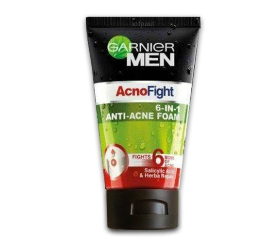 Garnier Men Face Wash Acno Fight Pimple Cleaning  , 50gm
