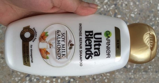 Garnier Ultra Blends Soya Milk and Almonds Shampoo 640 ml